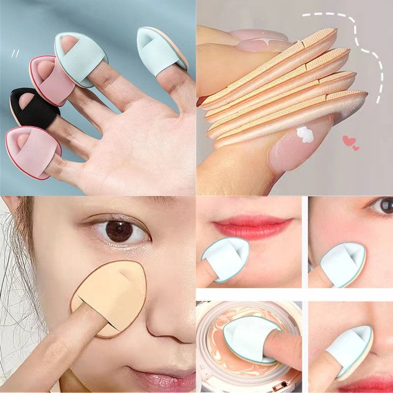 Mini Finger Makeup Sponge Wet and Dry Easy To Apply Makeup Powder Puff