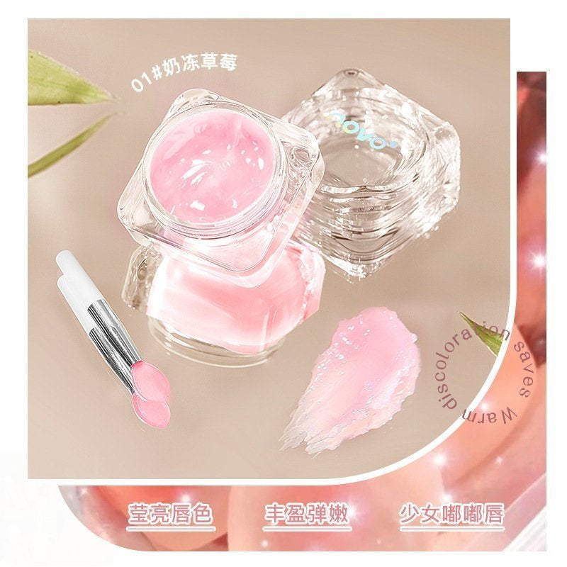 NOVO Moisturizing Ice Cubes Lip Mask Moisturize Exfoliating Lighten Lip Lines Lip Balm