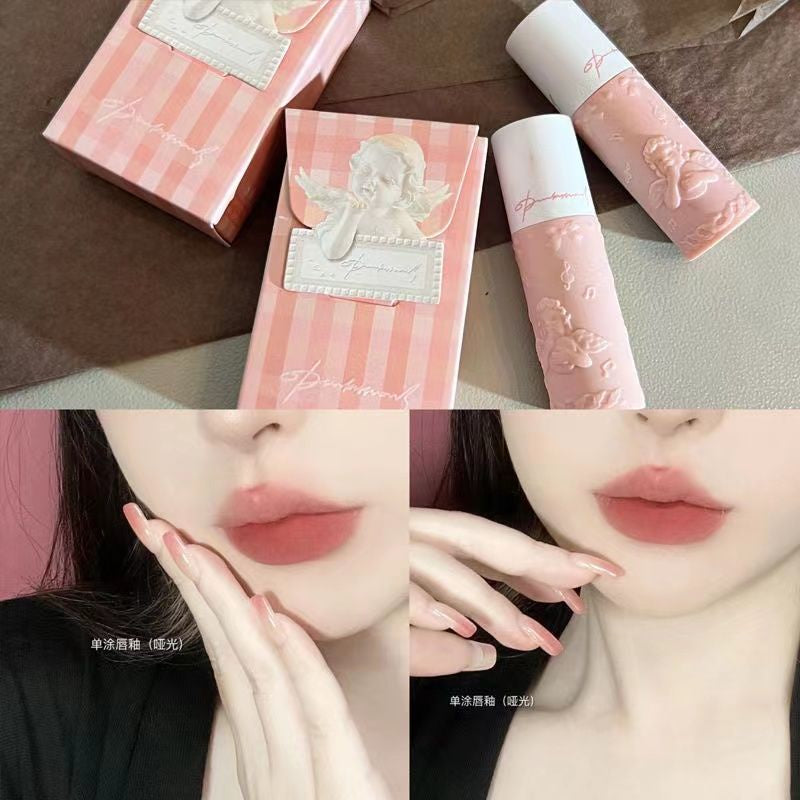 PinkyFocus Lipstick Lasting Velvet Waterproof Moisturizing Lip Glaze Lip Gloss