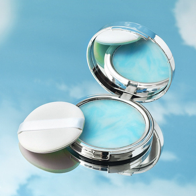 Powder Free Setting Powder Include Small Mirror Mini Puff Oil Control Lasting Powder