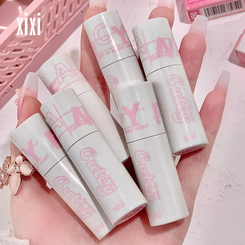 Xixi Matte Lip Glaze Moisturize Lasting Light and Thin Lipstick Lip Gloss