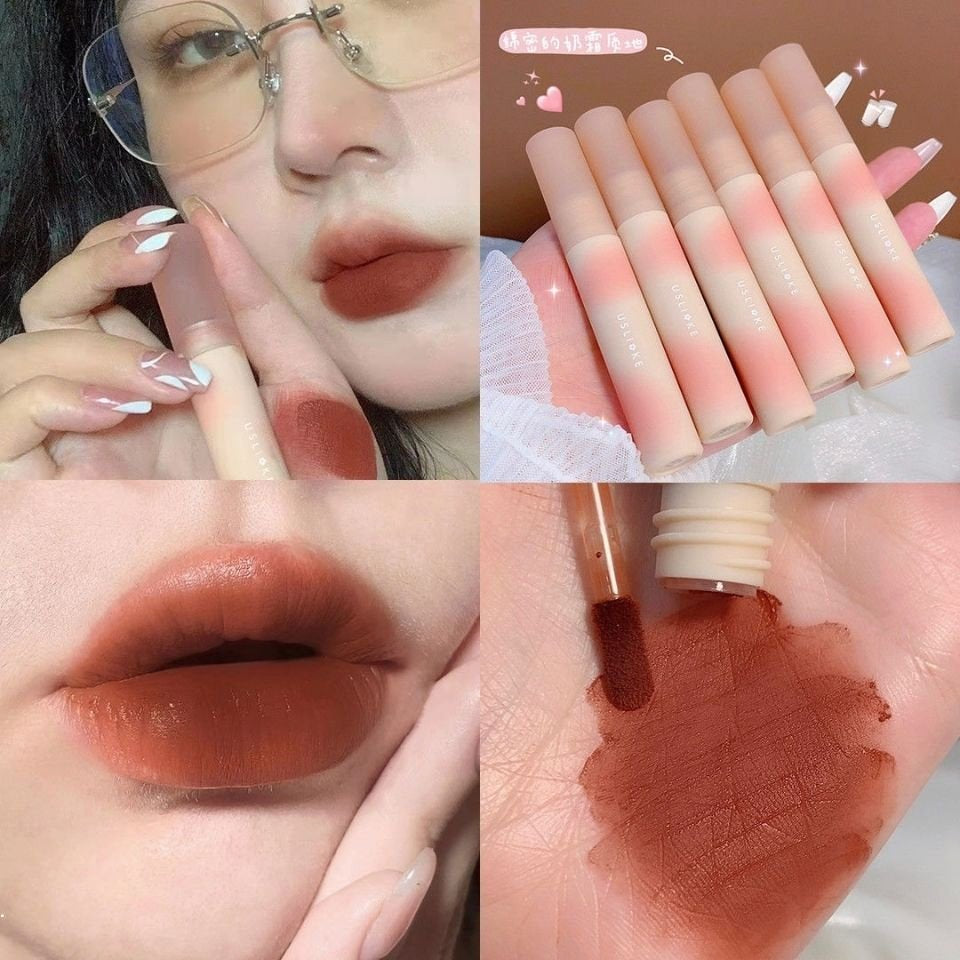 High Quality Long Lasting Marshmallow Style USLIKE Lipstick Lip Glaze Water Proof Lip Gloss