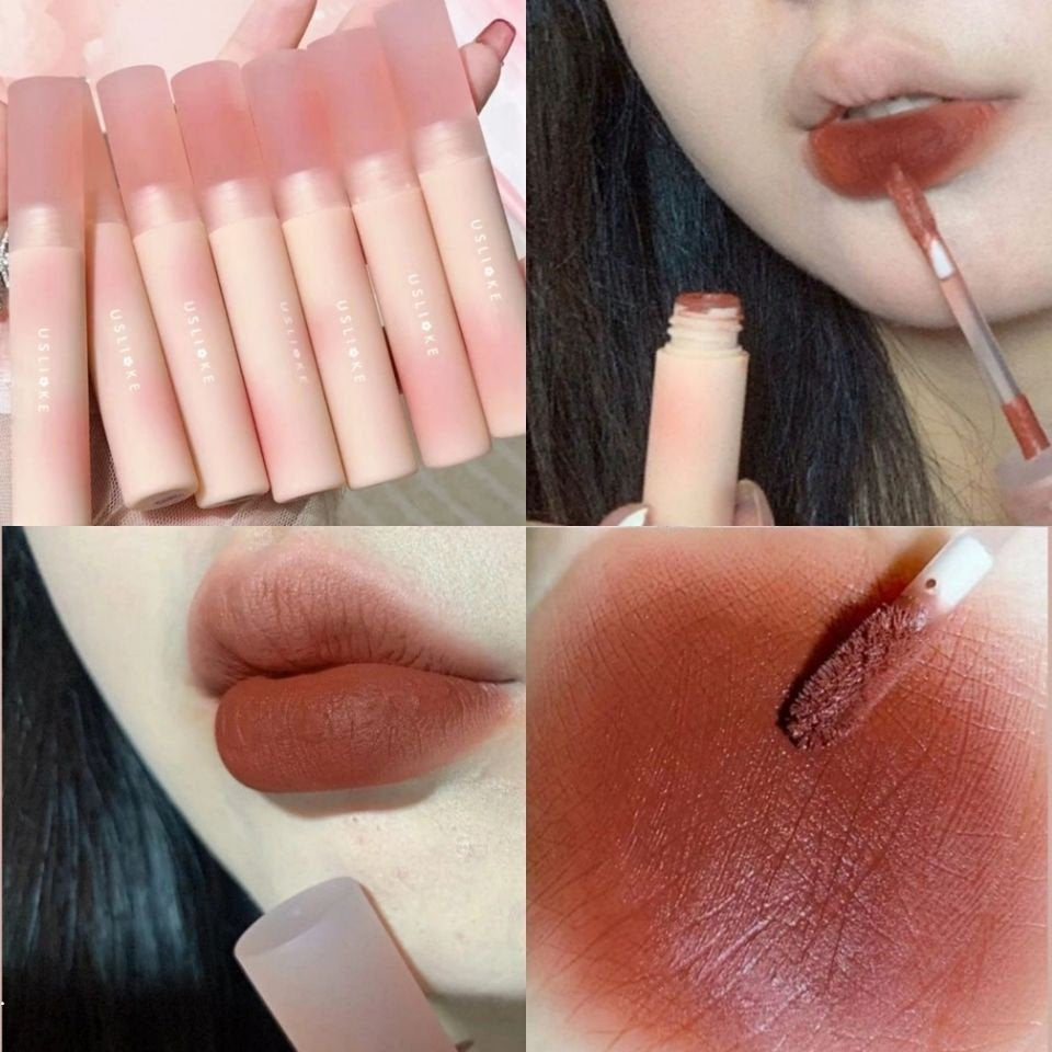 High Quality Long Lasting Marshmallow Style USLIKE Lipstick Lip Glaze Water Proof Lip Gloss