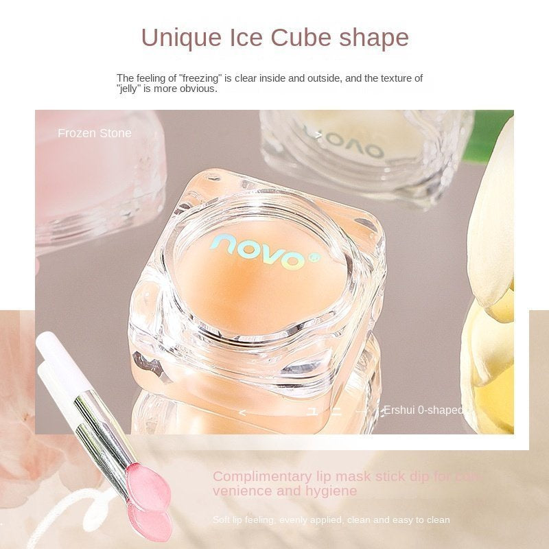 NOVO Moisturizing Ice Cubes Lip Mask Moisturize Exfoliating Lighten Lip Lines Lip Balm