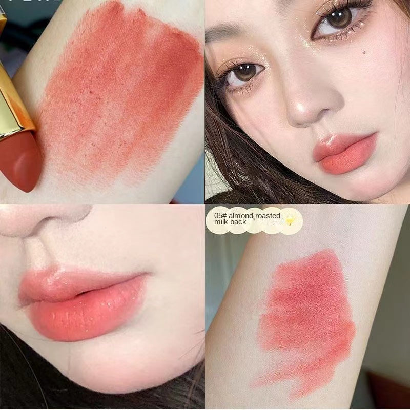 HERORANGE Powder Tube Matte Crystal Lipstick Fold Gift Box Packaging Lip Gloss