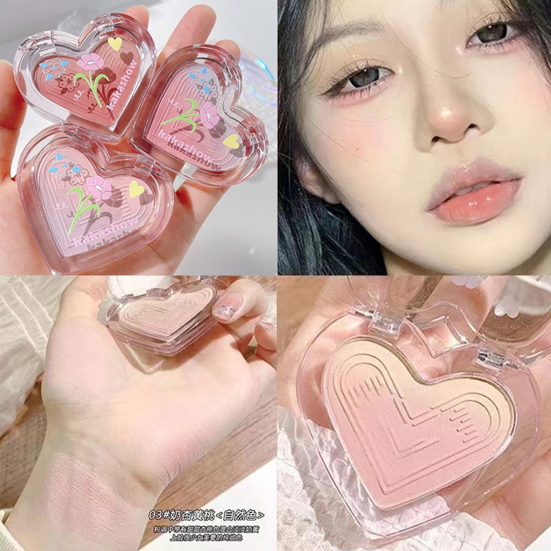 Kakashow Love Powder Mist Gradient Blush Sweetness Matte Lasting