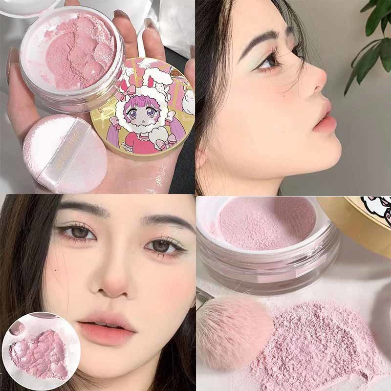 Loose Powder Setting Powder Water Proof Hold Makeup Not Easy To Take Off Makeup Not Easy To Stick Powder Nature Matte Pressed Powder