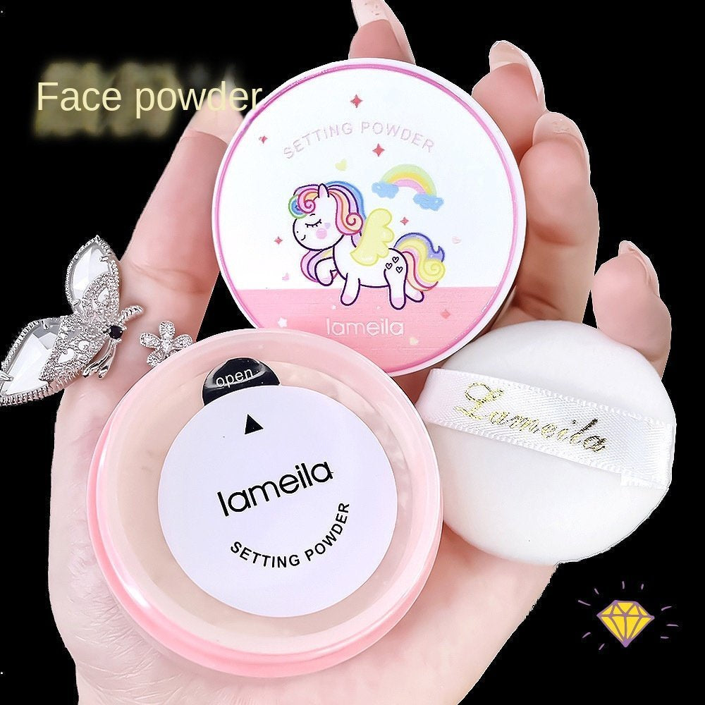 Loose Powder Setting Powder Water Proof Hold Makeup Not Easy To Take Off Makeup Not Easy To Stick Powder Nature Matte Pressed Powder