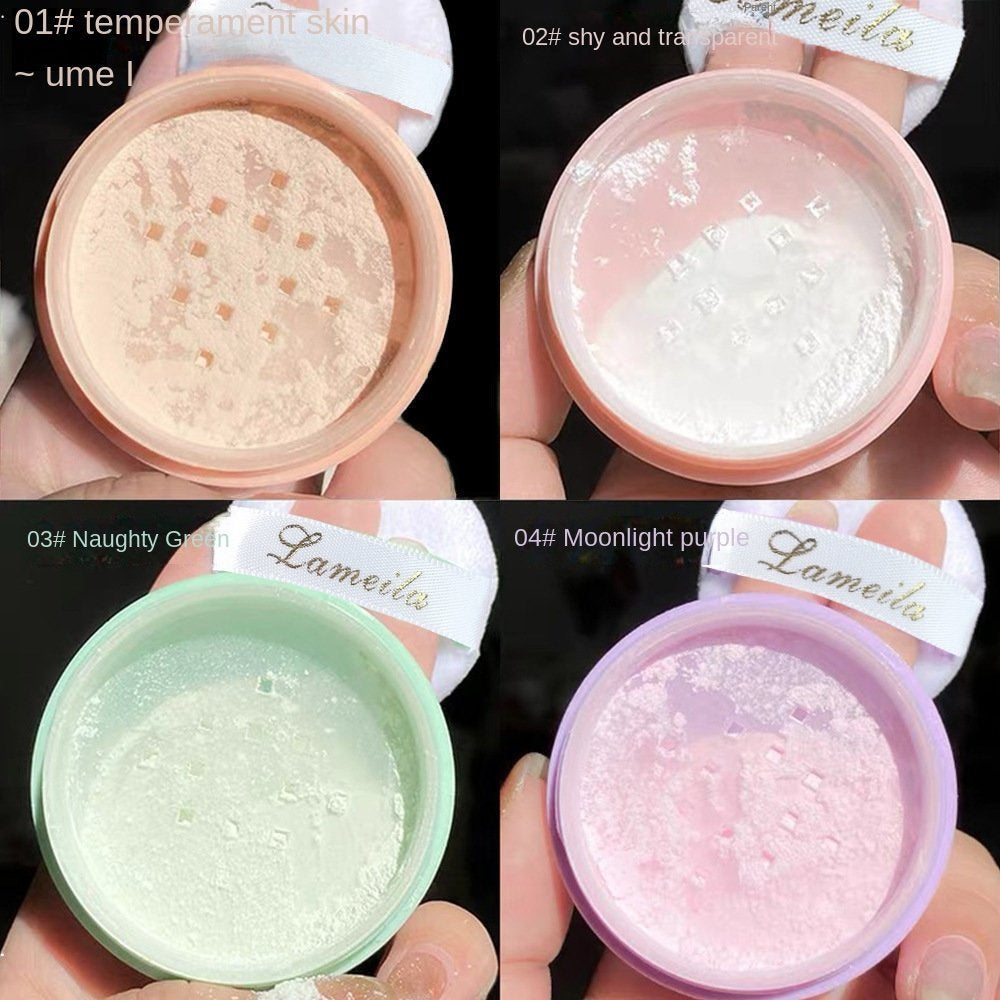 Loose Powder Setting Powder Water Proof Hold Makeup Not Easy To Take Off Makeup Not Easy To Stick Powder Nature Matte Pressed Powder