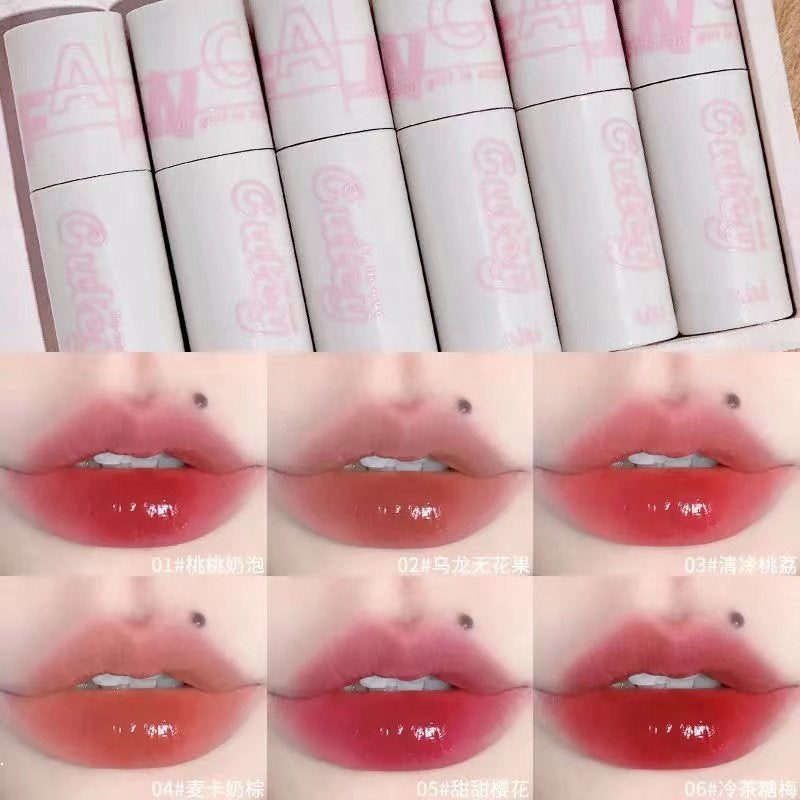 Xixi Matte Lip Glaze Moisturize Lasting Light and Thin Lipstick Lip Gloss