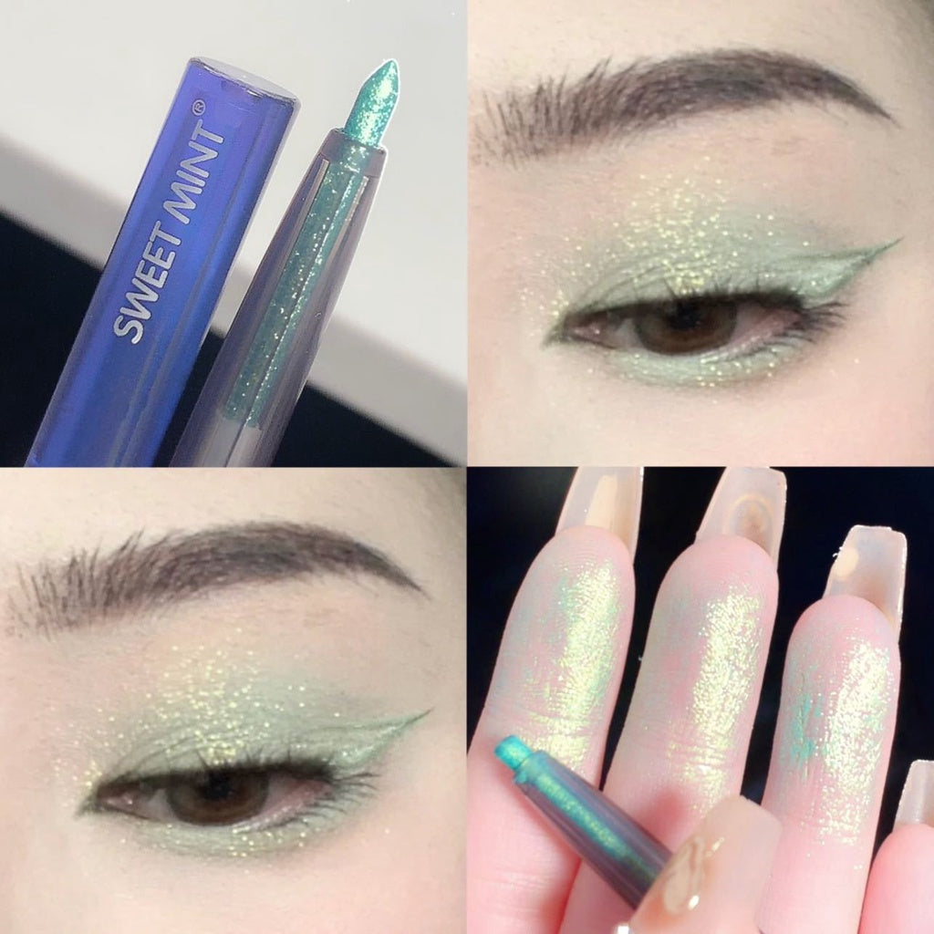 SWEET MINT Eye Shadow Pearlescent Highlight Eyeliner Colorful Lasting Waterproof