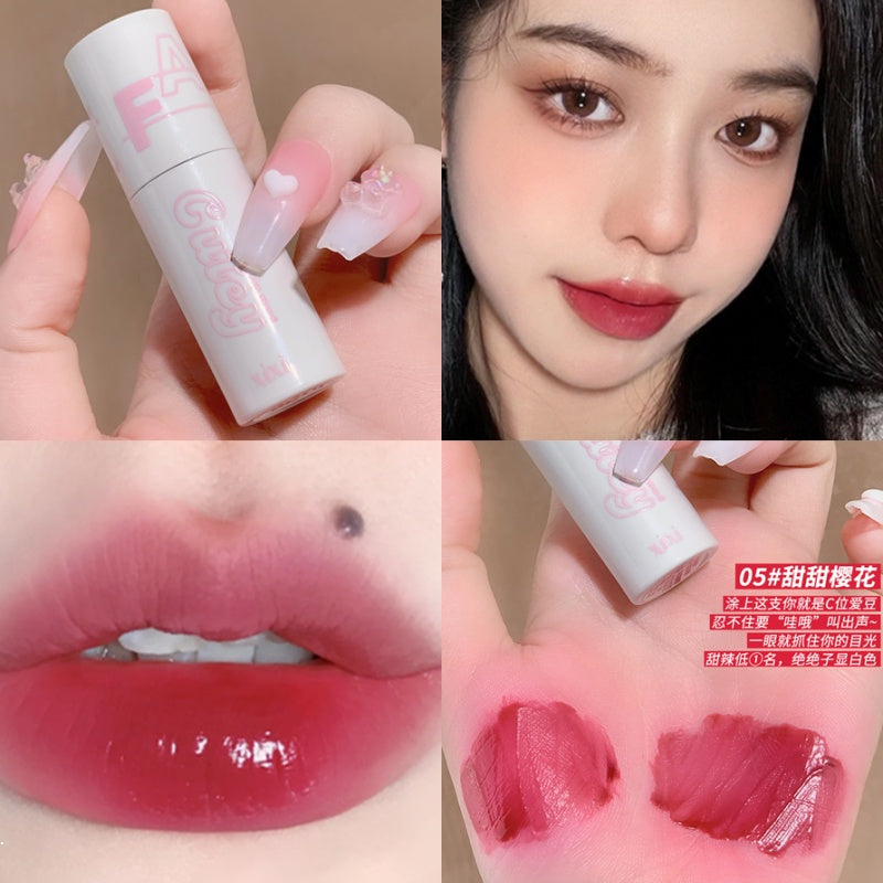 Xixi Matte Lip Glaze Moisturize Lasting Light and Thin Lipstick Lip Gloss