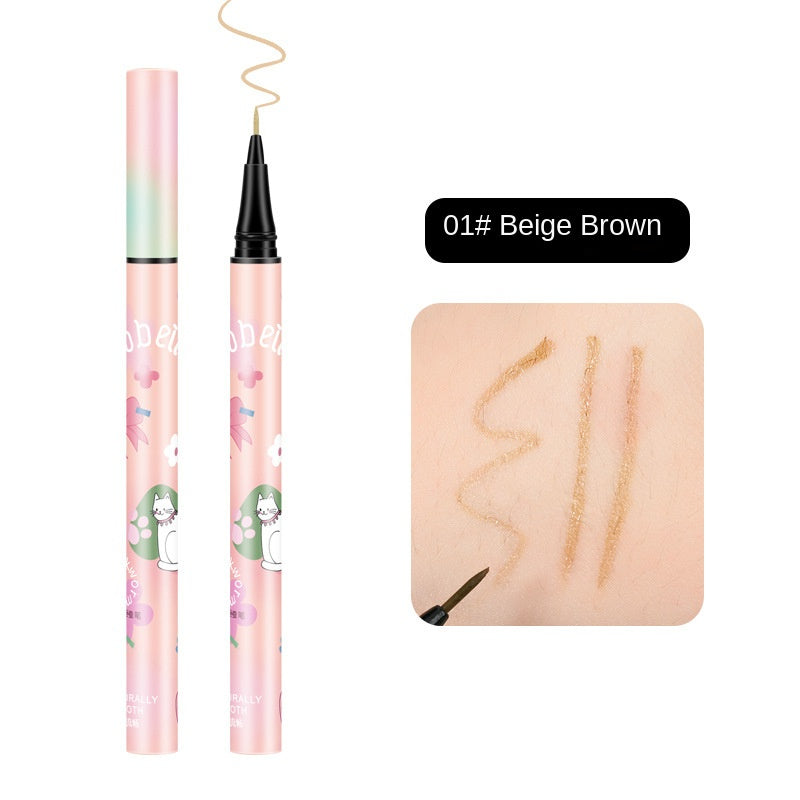 Liquid Lying Silkworm Pen Brighten Quick Drying Water Proof Liquid Eyeliner Lasting