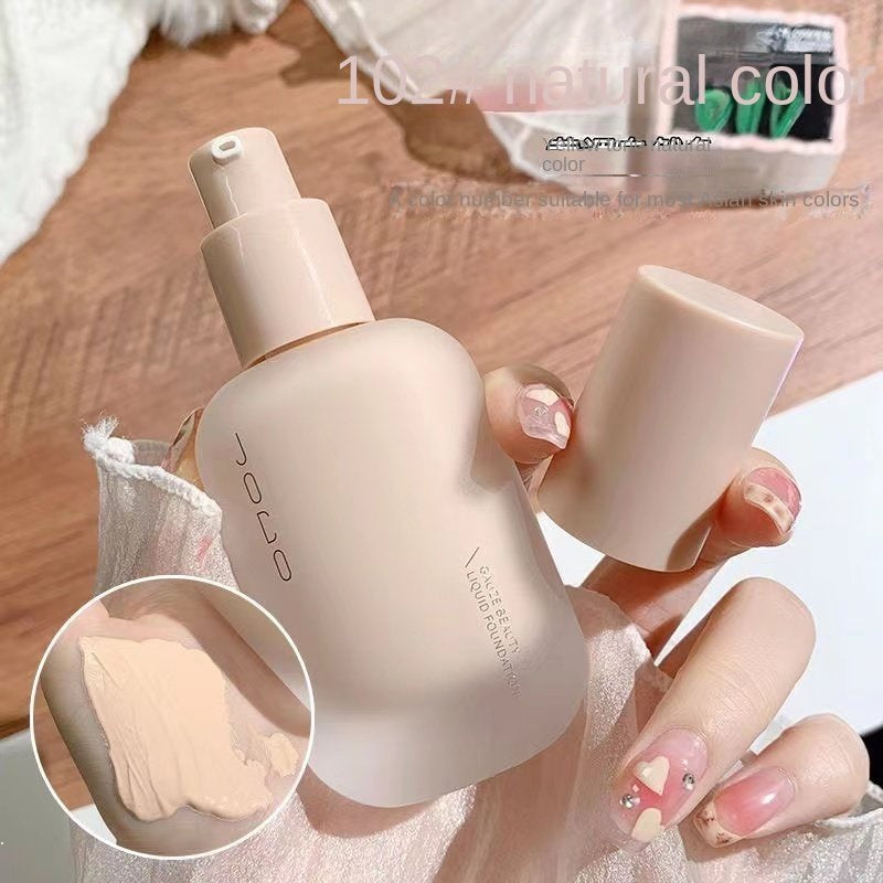 JOCO Light and Thin Liquid Foundation Oil Control Moisturizing Hold Makeup Concealer Refreshing Water Proof BB Cream