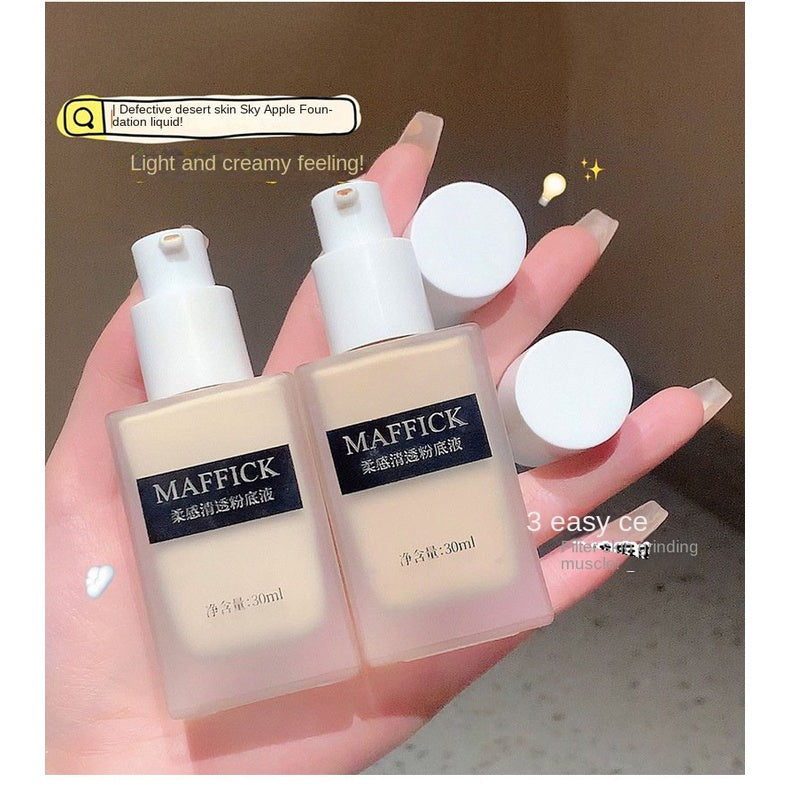 Maffick Liquid Foundation Lasting Oil Control Bb Cream Light and Thin Concealer Foundation Cream