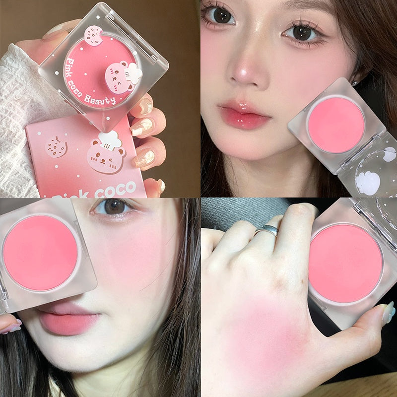 Pink Coco Pink Monochrome Blush Nature Matte Waterproof Makeup