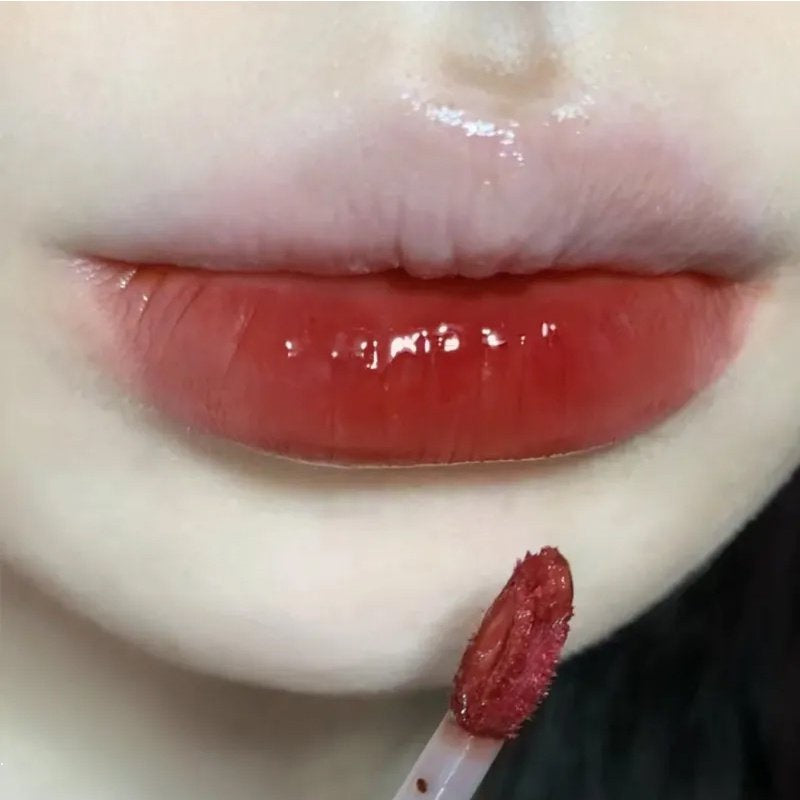 HERORANGE Lip Gloss Red Thin Tube Matte Lipstick Waterproof Nature Not Easy To Fade