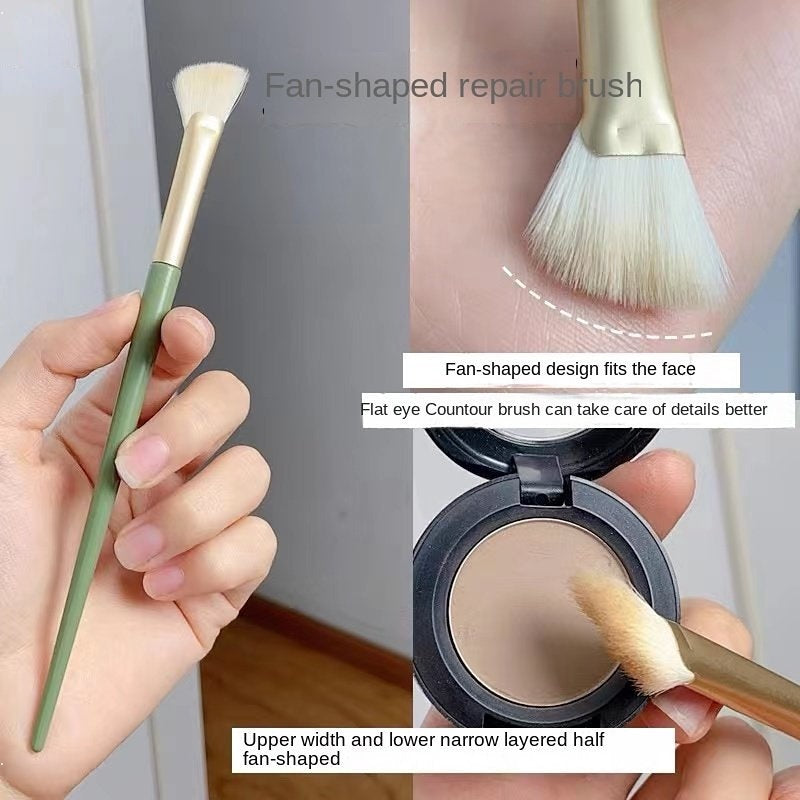 Half Sector Nose Shadow Brush Makeup Brush Oblique Head Shadow Bridge of The Nose To Retouch Highlight Smudge Brush