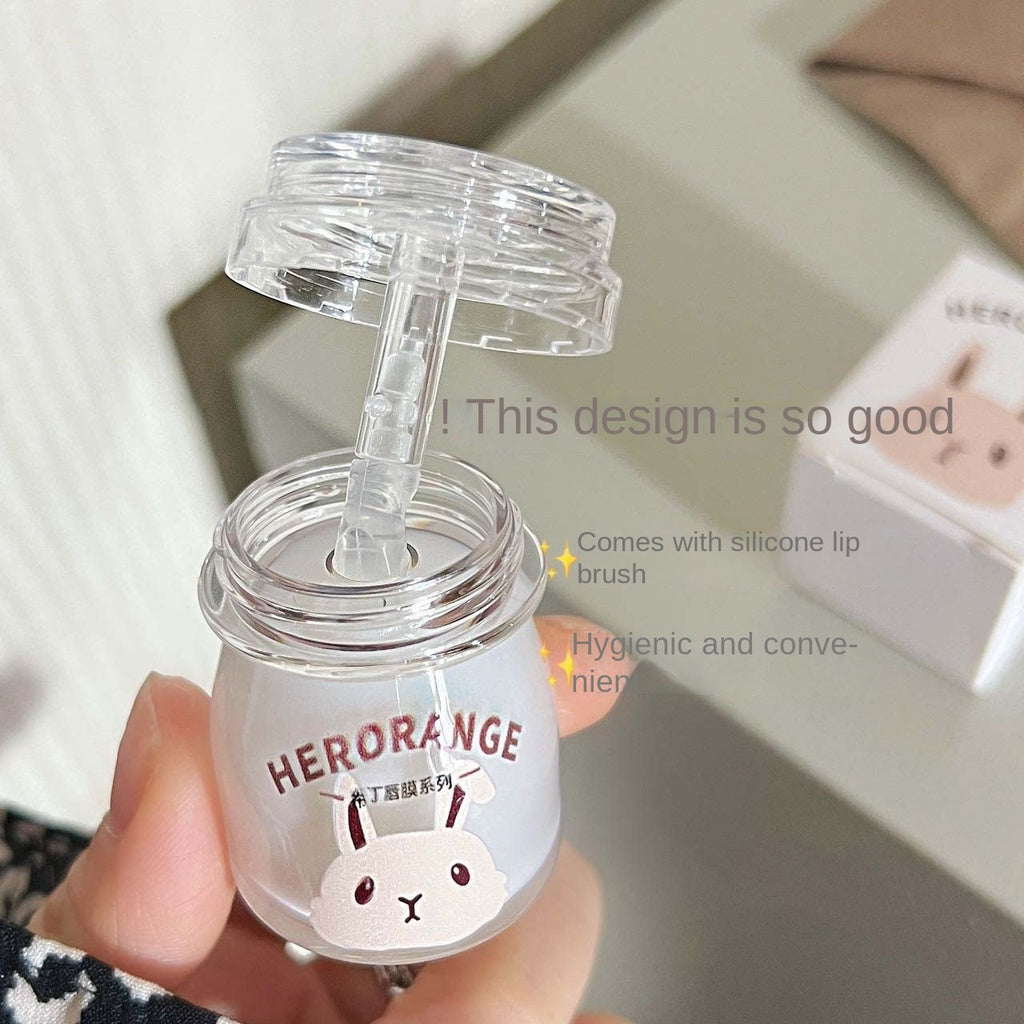 HERORANGE Rabbit Pudding Lip Mask Moisturize Moisturizing Lip Balm