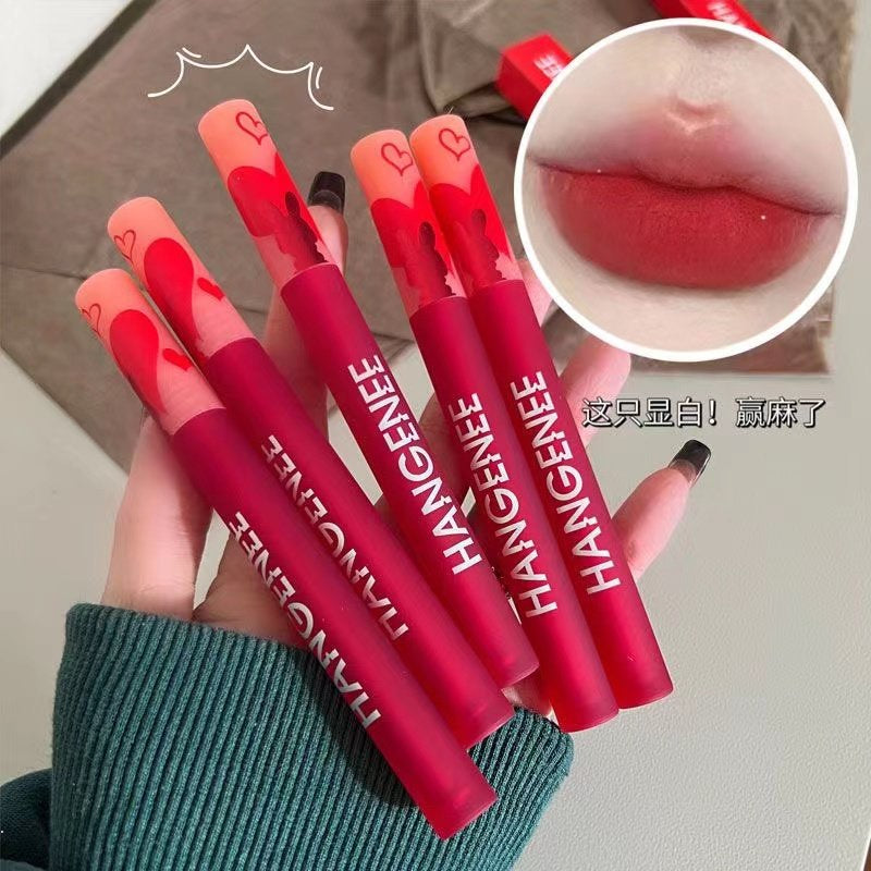 Cute Rabbit Matte Lip Glaze Waterproof Lasting Lipstick Not Easy To Fade Lip Gloss