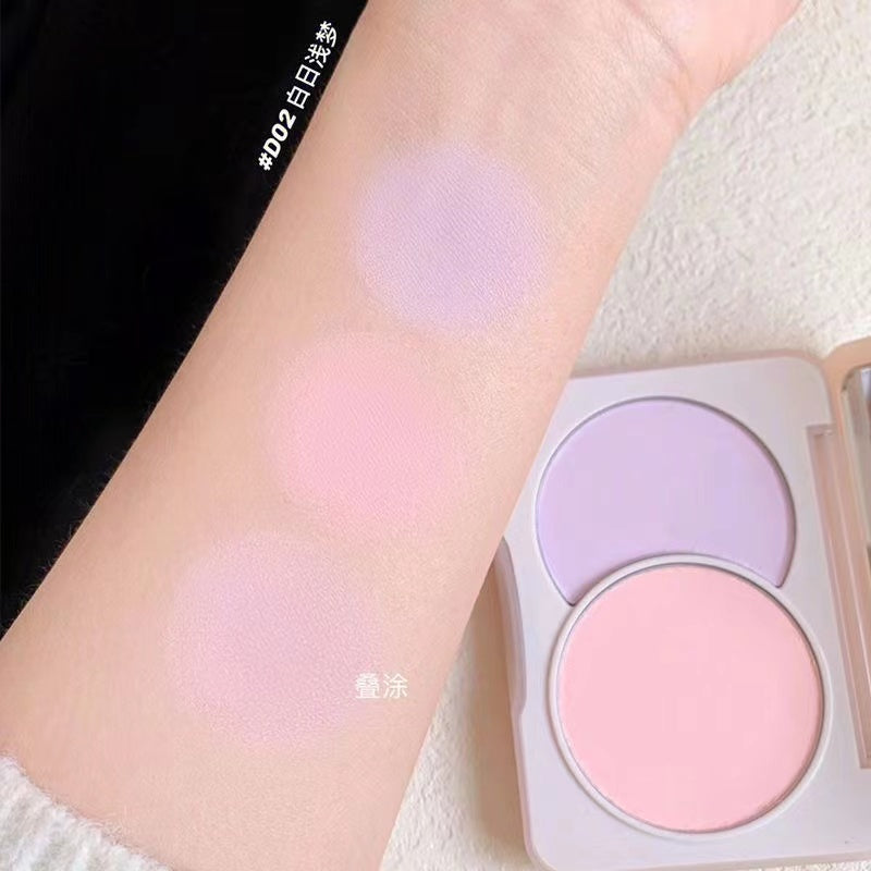 Sweet Mint Two-color Blush Matte Nature Contouring Exquisite Makeup