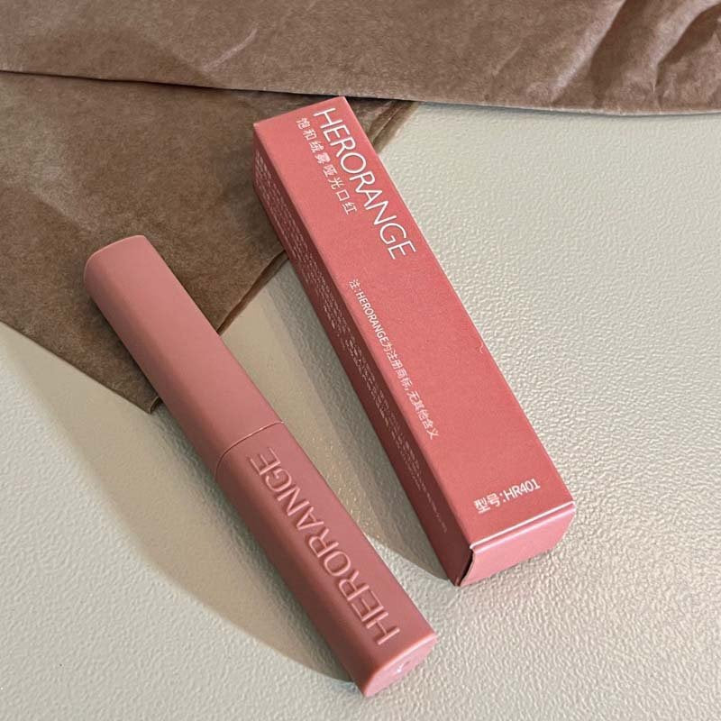 HERORANGE Matte Thin Tube Red Lipstick Waterproof Lip Gloss