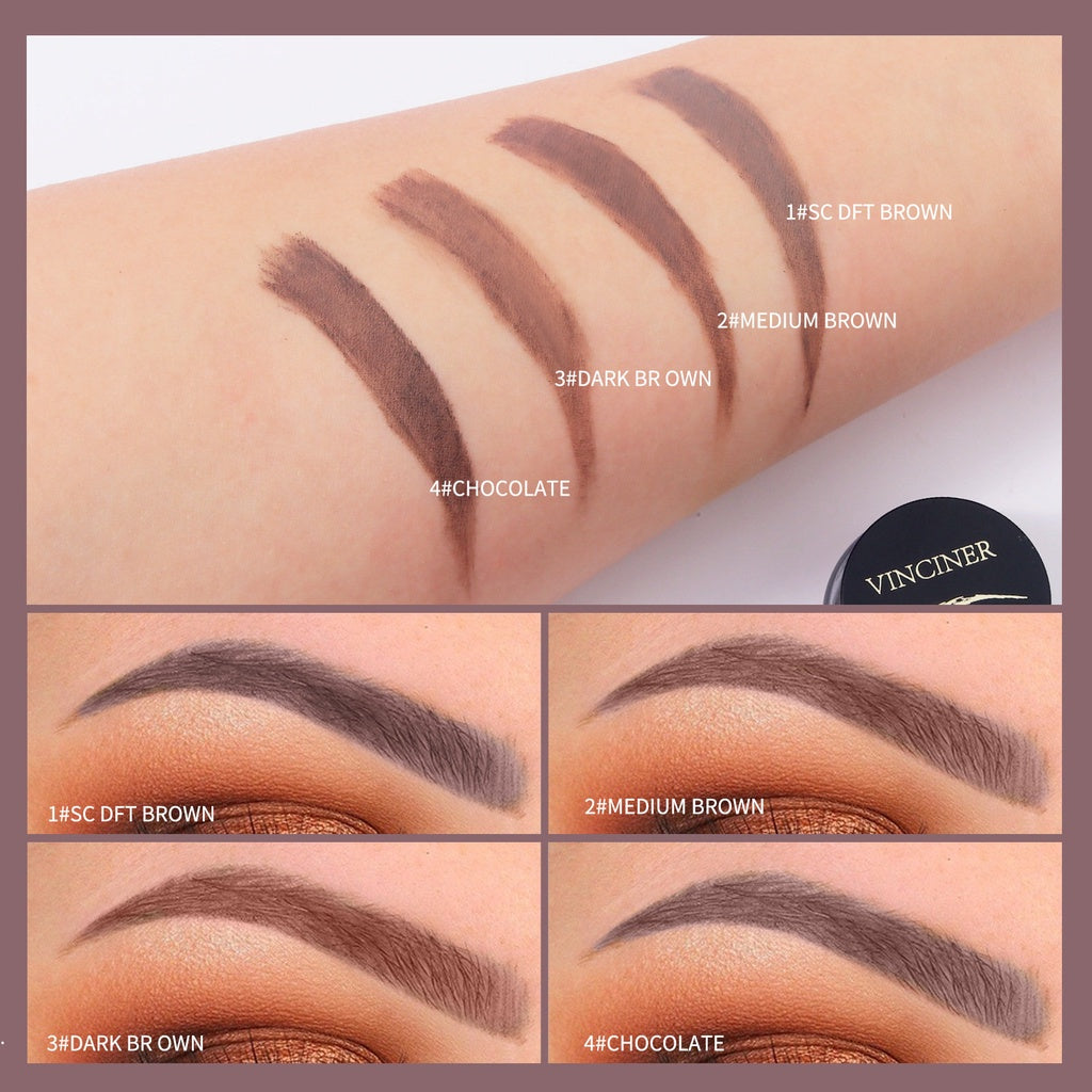 Eyebrow Cream Water Proof Not Easy To Decolorize Lasting Eyebrow Nourishing Balm Nature Contains Eyebrow Brush