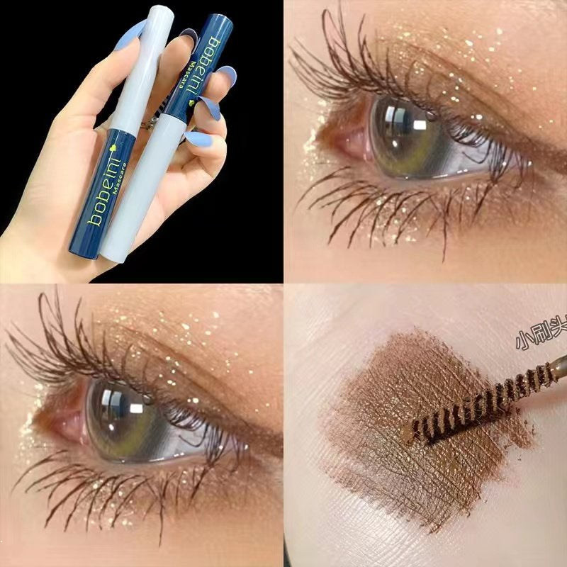 Mascara  Water Proof Long and Thin Curly Not Easy To Smudge Lasting Nature Thin Brush Head