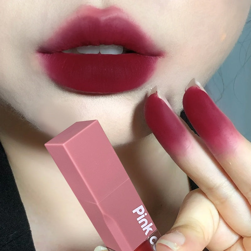 Pink Coco Matte Lip Gloss Velvet Lasting Not Easy To Fade Waterproof Lipstick