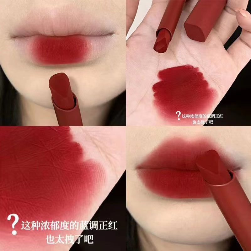 HERORANGE Matte Thin Tube Red Lipstick Waterproof Lip Gloss