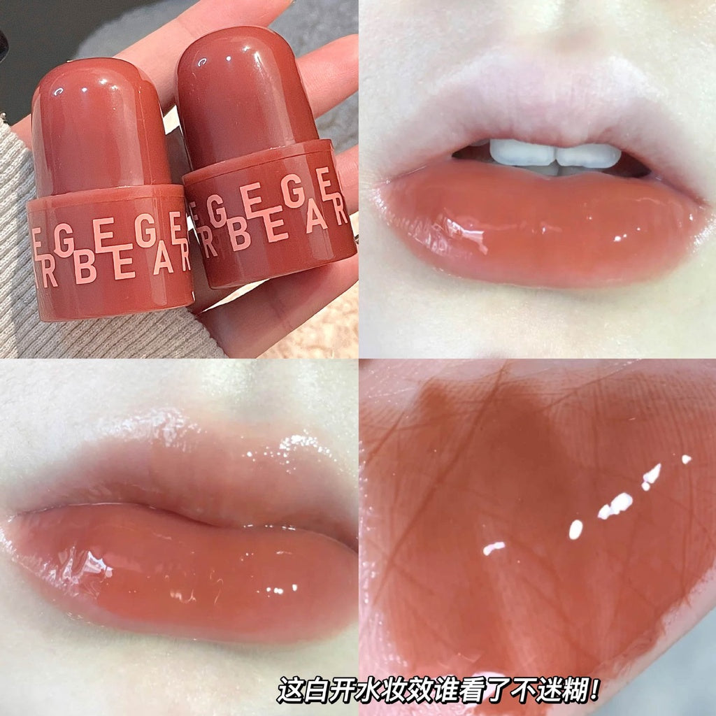 Gege Bear Cute Lip Jelly Moisturize Lipstick Moisturizing Lip Gloss