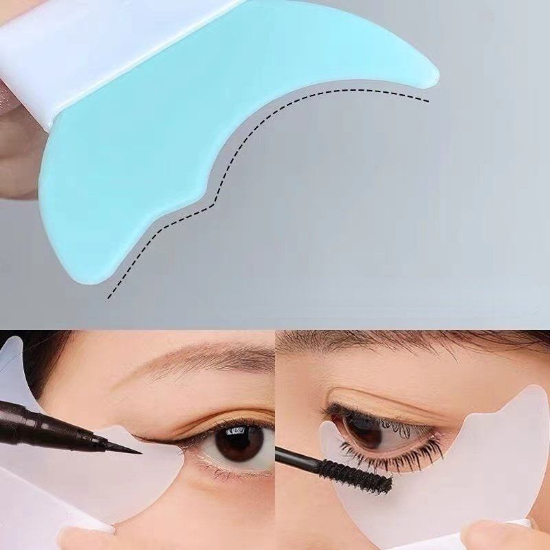 Draw Eyeliner Auxiliary Brush Lower Eyelashes Baffle Multifunction Beginner Eye Makeup Artifact Eyeshadow Tool