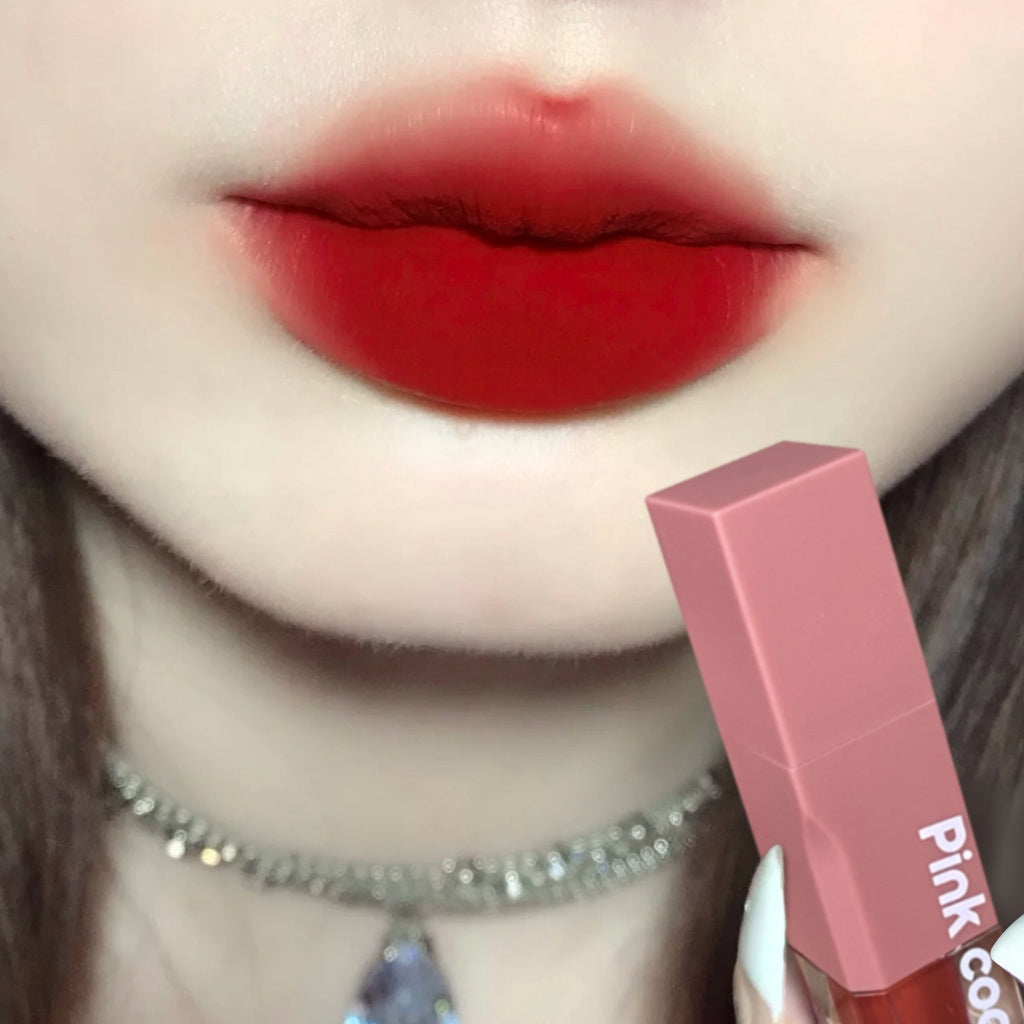 Pink Coco Matte Lip Gloss Velvet Lasting Not Easy To Fade Waterproof Lipstick