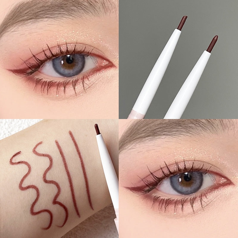 Pink Coco Eyeliner Lasting Water Proof No Smudge Easy To Color Color Eyeliner Pencil Lying Silkworm Pen