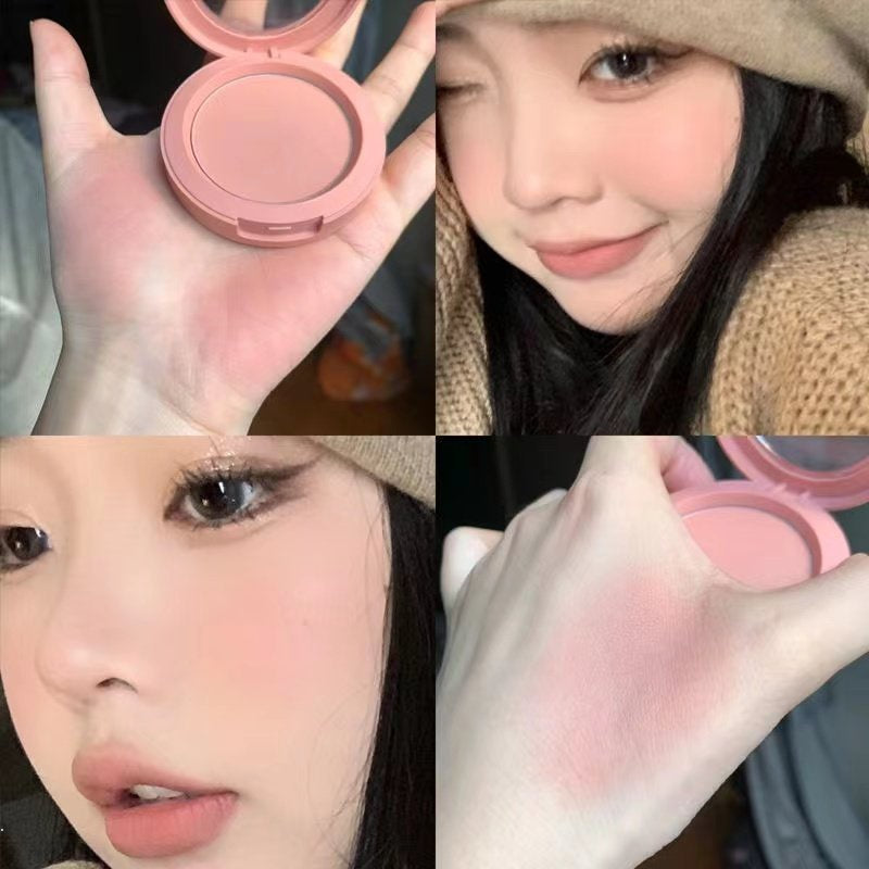 HERORANGE Cream Powder Blush Sweetness Monochrome Honey Peach Matte Nature Makeup