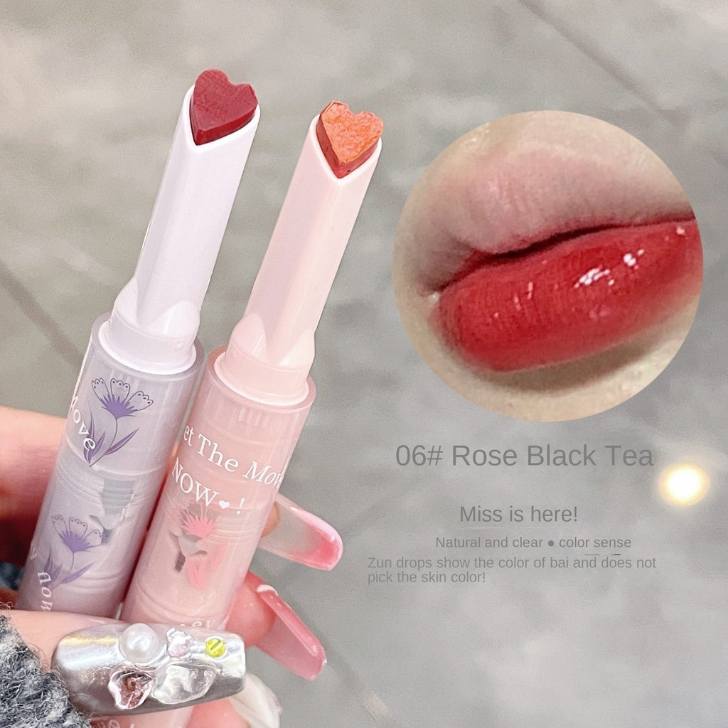 Gege Bear The Flowers Lipstick Moisturize Water Proof Lip Gloss Nature Not Easy To Fade