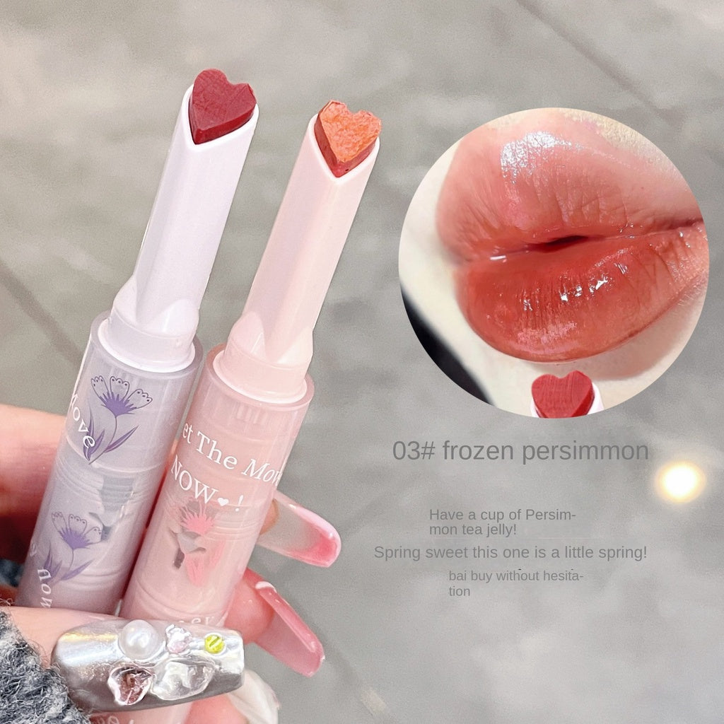 Gege Bear The Flowers Lipstick Moisturize Water Proof Lip Gloss Nature Not Easy To Fade