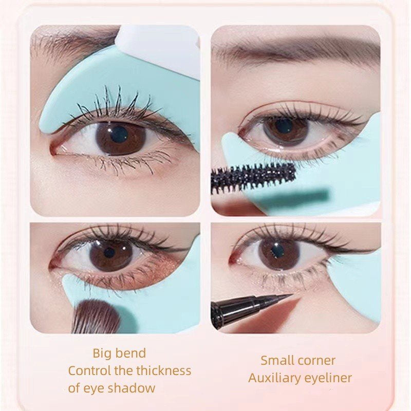 Draw Eyeliner Auxiliary Brush Lower Eyelashes Baffle Multifunction Beginner Eye Makeup Artifact Eyeshadow Tool