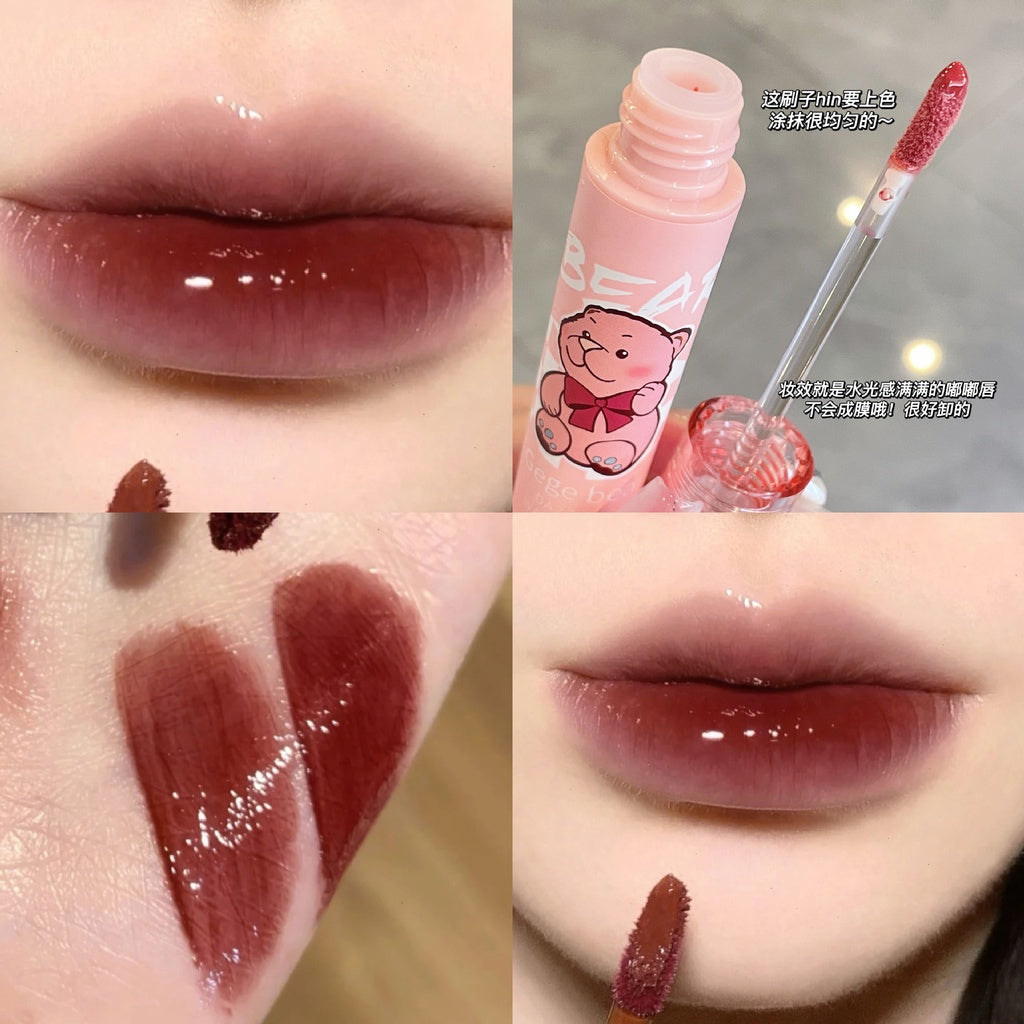 Fig Color Lip Glaze Mirror Surface Moisturize Lasting Moisturizing Lipstick Lip Gloss