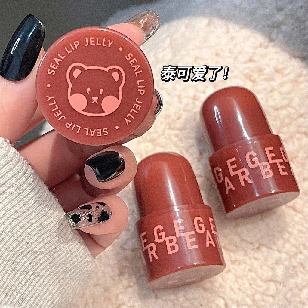 Gege Bear Cute Lip Jelly Moisturize Lipstick Moisturizing Lip Gloss