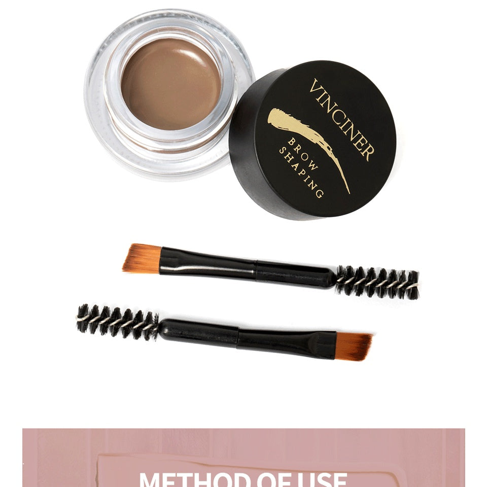 Eyebrow Cream Water Proof Not Easy To Decolorize Lasting Eyebrow Nourishing Balm Nature Contains Eyebrow Brush