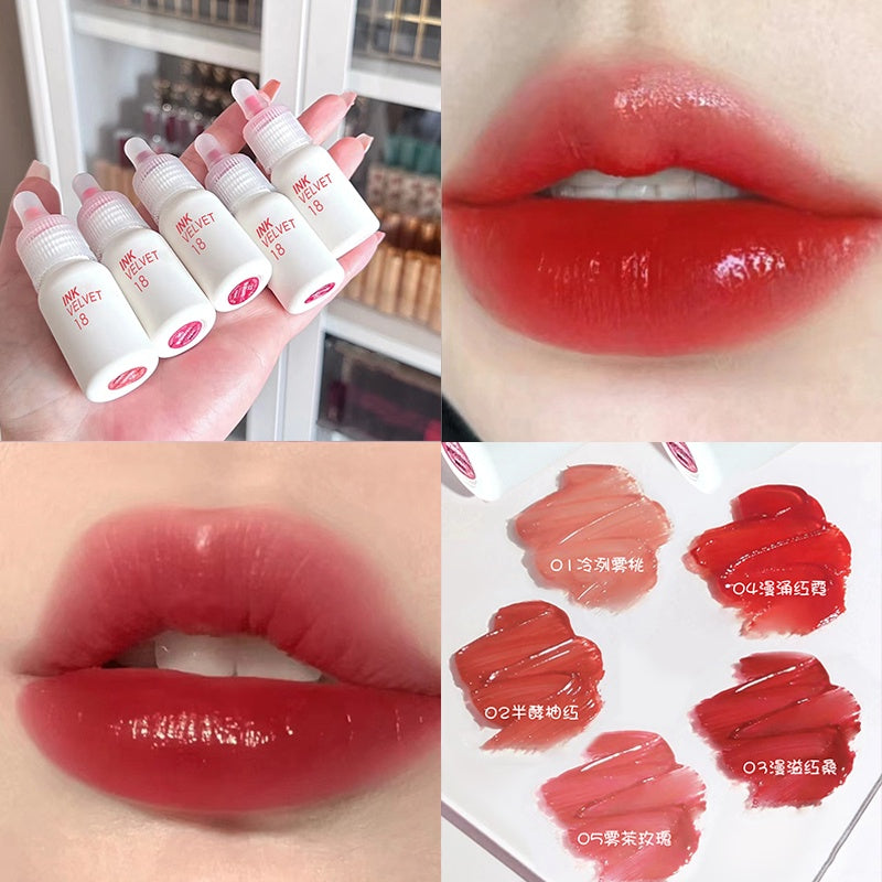 DAIMANPU Lipstick Long Lasting Liquid Lip Tint Water Glow Glass Jelly Lip