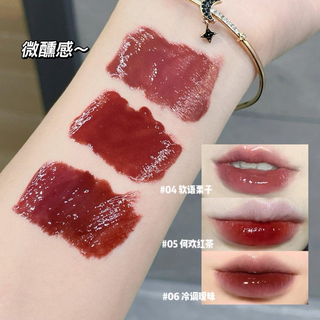 Fig Color Lip Glaze Mirror Surface Moisturize Lasting Moisturizing Lipstick Lip Gloss