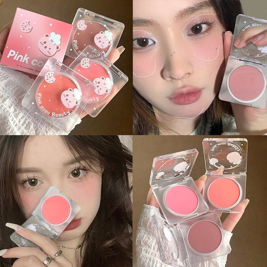 Pink Coco Pink Monochrome Blush Nature Matte Waterproof Makeup