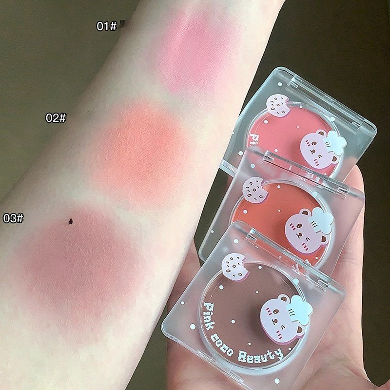 Pink Coco Pink Monochrome Blush Nature Matte Waterproof Makeup