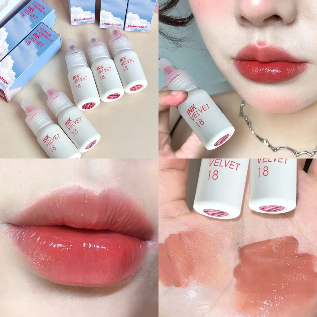 DAIMANPU Lipstick Long Lasting Liquid Lip Tint Water Glow Glass Jelly Lip