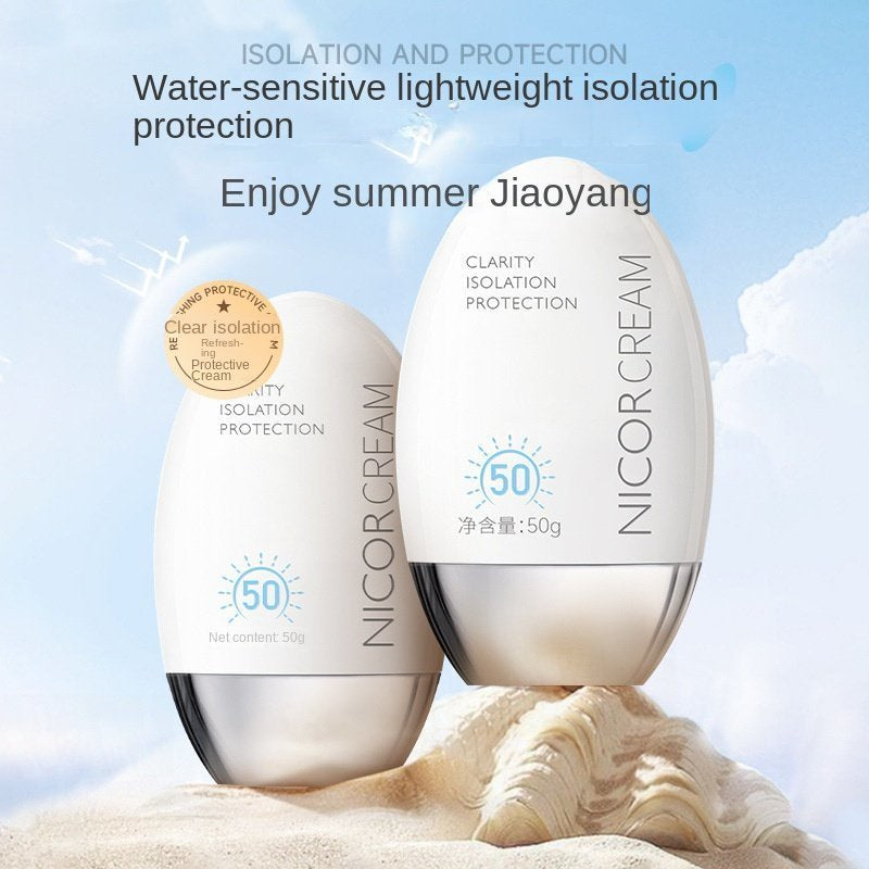 Nicor Sunscreen SPF50ml High Magnification Isolation Protection Sun Protection Moisturize Water Proof Sweatproof Lasting