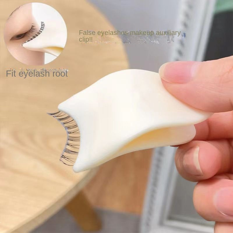 Fake Eyelashes Tweezers Tool Makeup Tools Plastic Eyelash Curler False Eyelash Clip Eyelash Auxiliary Bagged