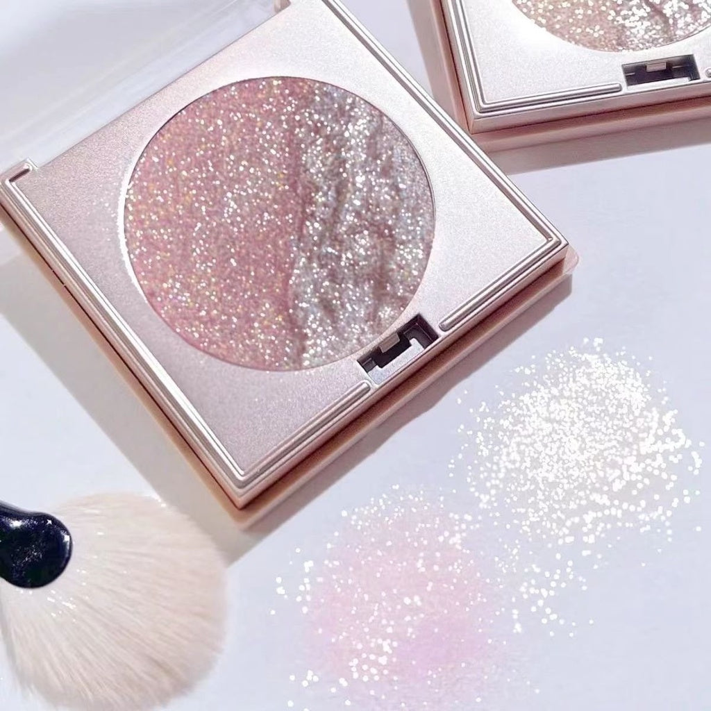 JADED Fine Flash Highlight Blush Eye Shadow Shuangpin Highlights Lasting Water Proof Not Easy To Fade