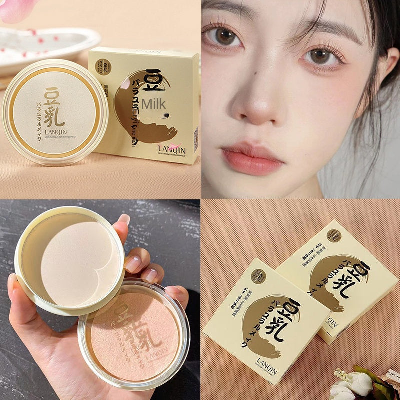 LANQIN Concealer Set Makeup Powder Contouring Fair-skinned Makeup Lasting Oil Control Moisturizing Loose Powder